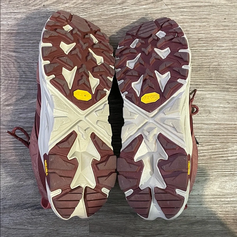 Hoka One One Gore-Tex Brown Trail Running Shoes size - 8B - Picture 5 of 8